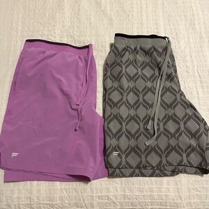 Fabletics 9 inch lined workout shorts